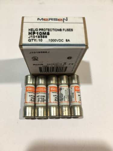 Ferraz Shawmut Mersen HP10M8 8A 1000VDC Helio gPV Sicherung JPSF664 Pack mit 1/5/10 - Bild 3 von 4