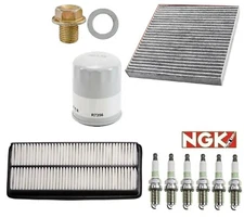 Tune Up Kit NGK Spark Plugs Filter Service Kit 03-07 for Honda Accord V6 