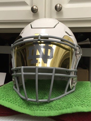 Notre Dame Gold Chrome FULL Football 