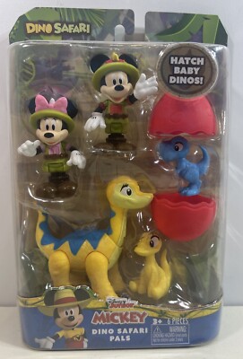 Disney Junior Mickey Dino Safari Pals Set Mickey, Minnie