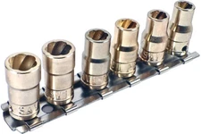 SAVI-568-RED Omega Technologies Savi-Socket 6 Piece Set For Hi-Lok And Hi-Lite