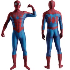 Tobey Spider-man Jumpsuit Spiderman Cosplay Costume Suit Adult  Kids Halloween