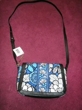 Vera Bradley Crosstown Crossbody Blue Bayou Black - NWT - 13572-159481