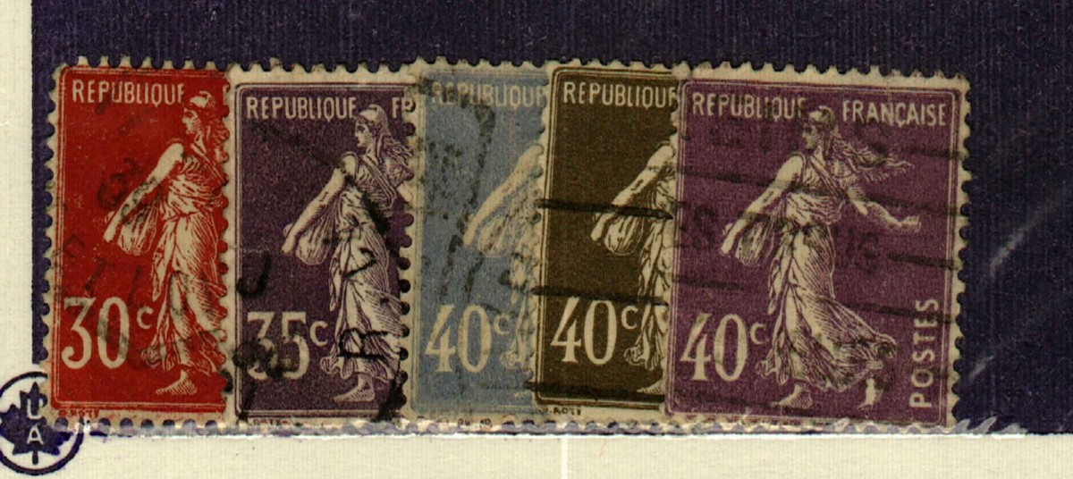 France #171,175,177, 179-80 used | eBay