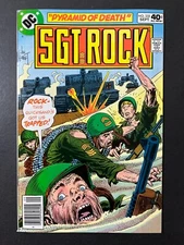 SGT. ROCK #332 *HIGH GRADE!* (DC, 1979)  JOE KUBERT COVER!  LOTS OF PICS!