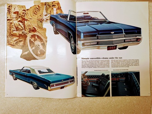 1969 Mercury 32-page Car Sales Brochure Catalog - Marquis Marauder Monterey - Picture 3 of 7