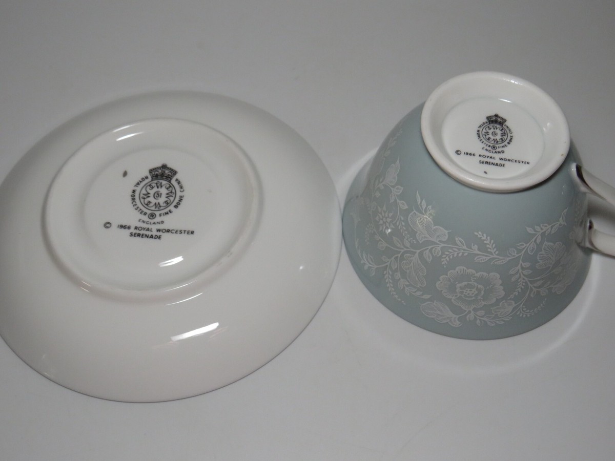 Royal Worcester Serenade Cup And Saucer Set - Mint | eBay