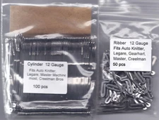 Brand New Auto Knitter / Legare Needles, 12 gauge - Cylinder and Ribber 150total