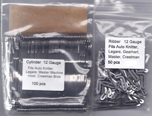 Brand New Auto Knitter / Legare Needles, 12 gauge - Cylinder and Ribber 150total
