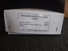 NEW Box of 12 S2515S Pyramex ZTEK Safety Glasses Coffee Frame and Lens B DR