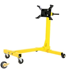 Engine Stand 1500LBS Motor Hoist Dolly 360 Degree Adjustable Mounting Head