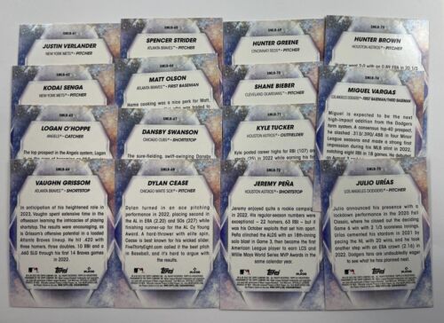 Tarjetas insertadas Topps Stars of MLB 2023 61-90 (30 tarjetas) LB25 - Imagen 2 de 3