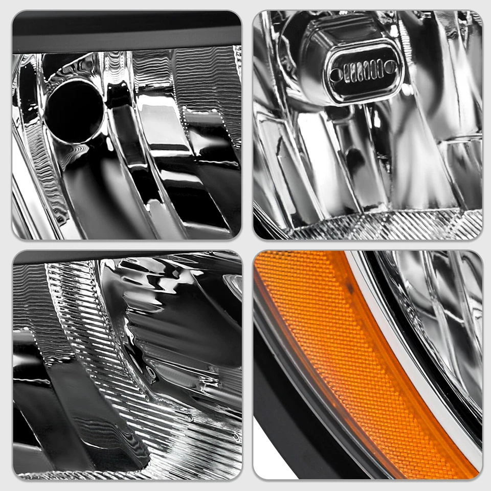 For 2017-2021 Jeep Compass Driver and Passenger Side Halogen Headlight Set LH+RH - Image 4 of 4