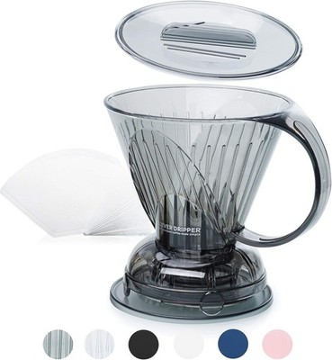 Clever Coffee Dripper and Filters, Large 18 oz (Cloud)| Choice| Safe 100 Filters