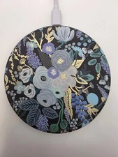 Rifle Paper Co Wireless Charging Pad Floral Qi Charger USB-C Phone Charger