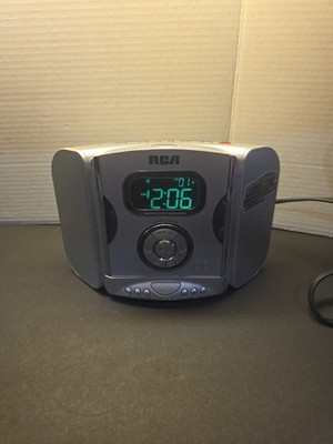 RCA RP3765B CD Player Dual Alarm Digital Clock Radio -Read Description Please