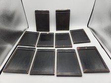 Lot of 10 Eastman Kodak Graflex 5x7 Wood Cut Film Holders *READ*