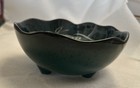 Sasha Brastoff Footed Ceramic Dish Floral Leaf Design Scalloped Edge — photo 6
