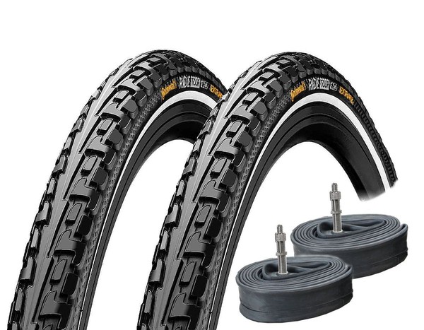 "2X Conti Reifen 28\" Ride Tour Reflex 37-622 28X1 3/8X1 5/8 + 2X Dv SchläUche"-image