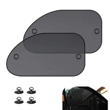 Downhill 2 PCS Car Side Window Sun Shade, Sun Protection Breathable Mesh