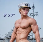 Military Stud Hung & Big Muscles  5x7 Fantasy Photo Photograph Reprint 1120