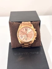 Michael Kors MK5503 Bradshaw Chronograph Rose Gold Bracelet Dial Women's Watch