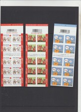 Belgium 2006  2007  2008  3 Red cross Booklets MNH   good condition