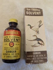 Vintage Outer’s Gunslick Gun Cleaning Solvent W/ Orig Box 3/4 Full