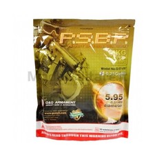 Pallini Softair 6mm 0.25g Perfect BB 4000 Bianchi G&G per Pistole e Fucili