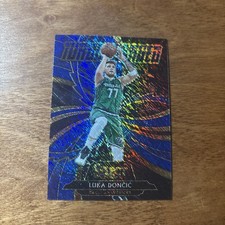 2020-21 Panini Select Turbocharged Blue Prizm Luka Doncic Luka Dončić #1