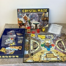 Crystal Maze Board Game MB Games C4 TV Series Vintage (1991) 100% Complete