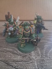 Warhammer 40k Death Guard Plague Marine x 3 Nurgle Painted- RARE OOP