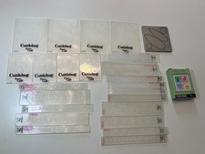 Lot of 15 Provo Craft Cuttlebug Borders and 12 Mini Folders Crafting