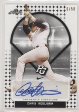2018 Leaf Perfect Game National Showcase Black 6/50 Chris McElvain Auto nh1
