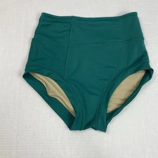 Tiger Friday Dance Bottoms Brief Women’s Green Size Large Front Pocket