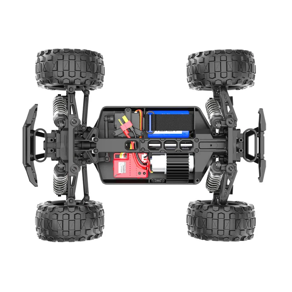 Redcat Racing Volcano-16 Brushed Blue Monster Truck RER13649 - Image 4 of 4