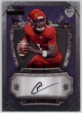 2023 Malik Cunningham Wild Card Matte Weekend Warrior Auto 1/1  (Note) (F1588)