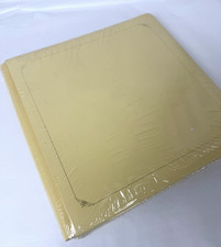 Vintage Creative Memories 12 x 12 Album Gold Foil Accents Pale Yellow