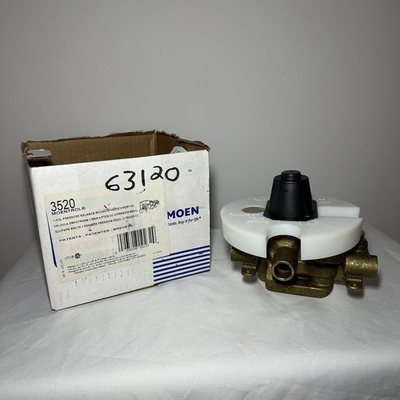 #ad Moen 3520 1 Handle Pressure Balance Rough In Shower Valve 4 Port 1 2quot; CC $150.00