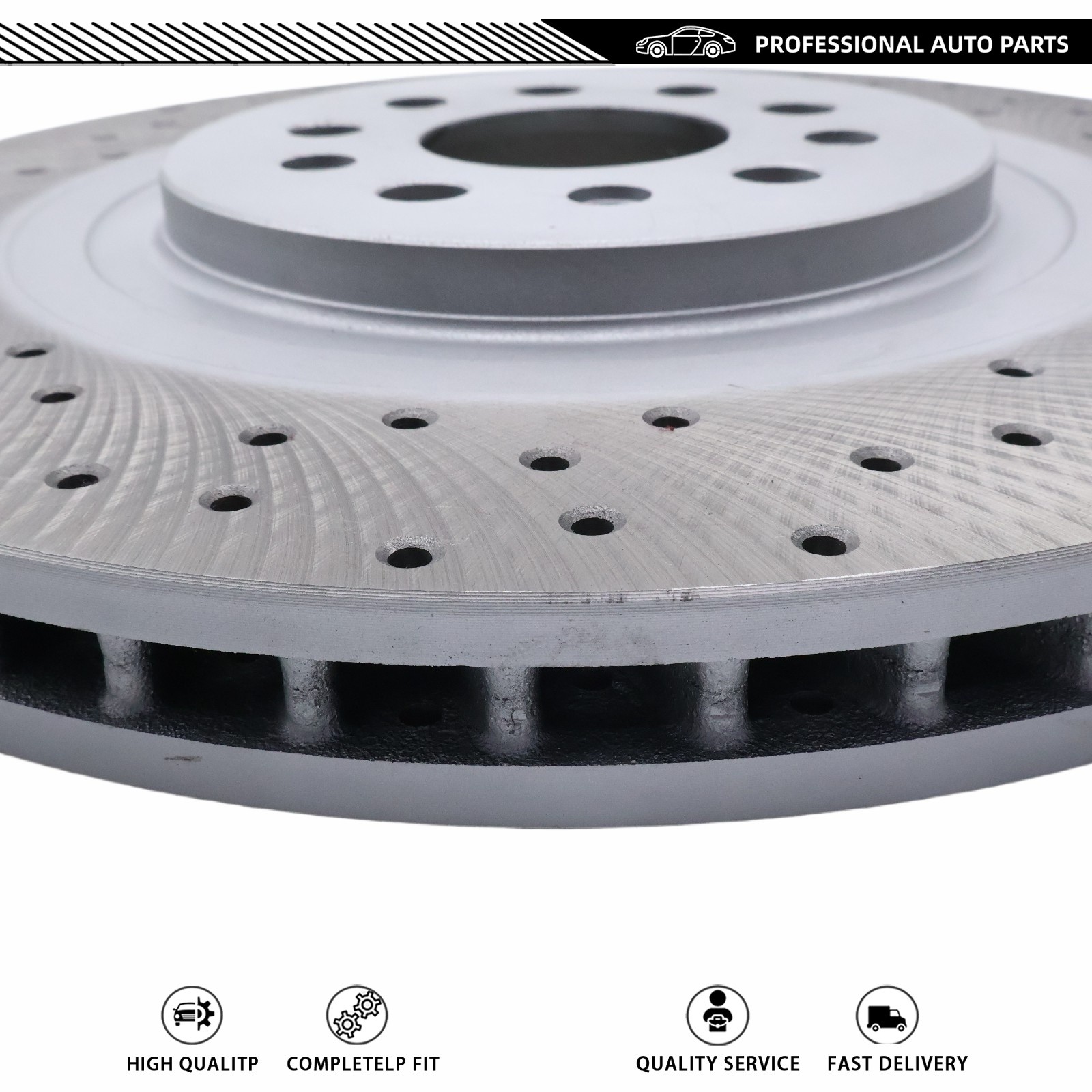 Maserati Ghibli 2014 Front Left, right Brake discs Pair P/N 670030935