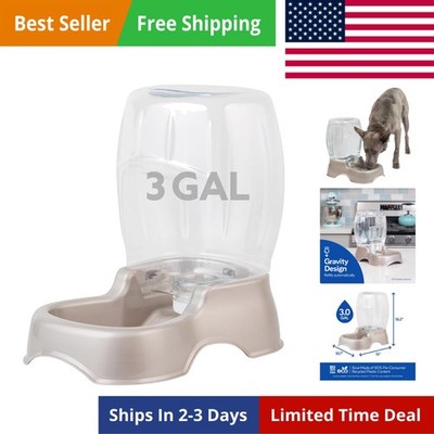 Pet Cafe Cat and Dog Water Dispenser - Water Bowl for Cats and Dogs,  Made, 3...