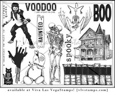 Unmounted Rubber Stamp Plate, Unmounted/Uncut Pink Rubber Stamps