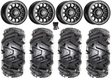 Sedona Sano Bdlk 14" Wheels Bk +30mm 30" Moto MTC Tires RZR XP 1000 / PRO XP