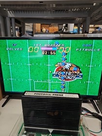 FOOTBALL FRENZY NEO GEO MVS SNK CART 100% AUTHENTIC *TESTED* *SECURITY SEAL*