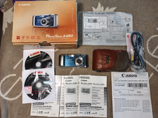 Canon PowerShot A460 5.0MP CCD Digital Camera - Blue Fully Working Great Shape