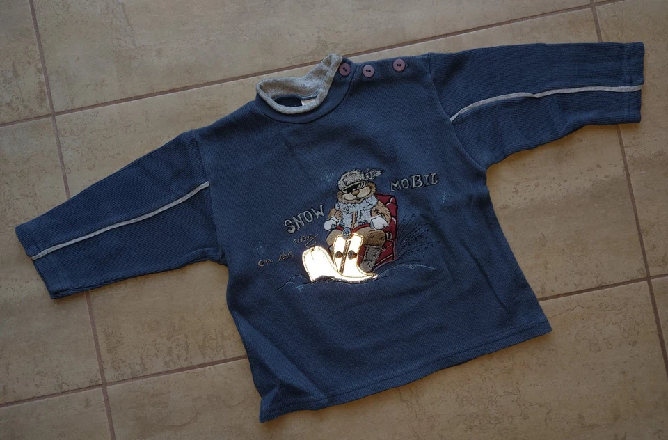 4 tlg Kleinkind Jungen Pullover Sweatshirt Set ~ G 74 - 80 ~ Kindergarten Spie - Bild 4 von 4