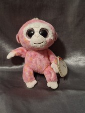 TY BEANIE BOOS - RUBY the MONKEY KEY CLIP - MINT with MINT TAGS