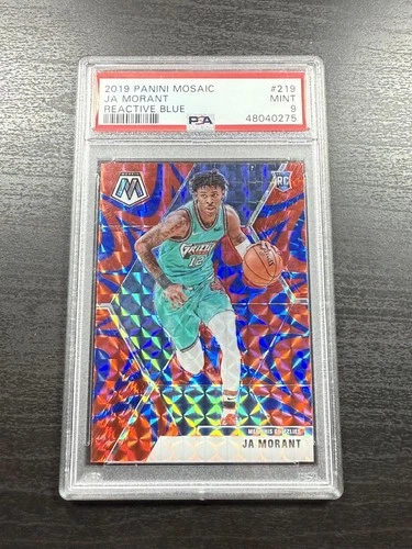 2019 Panini Mosaic #219 Ja Morant Reactive Blue PSA 9