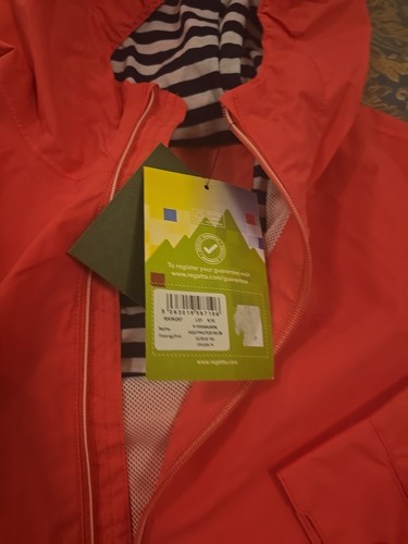 Brand New Regatta Girls Raincoat Overcoat Camping Jacket Age 14 Coat - Picture 3 of 5