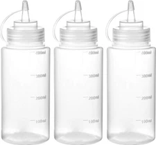 400ml Plastic Squeeze Squirt Condiment Bottle For Ketchup Salad Dressing Mustard